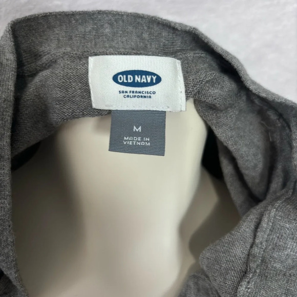 Old Navy Cardigan Sweater Knit Open Front Casual Comfy Gray M - Picture 3 of 5